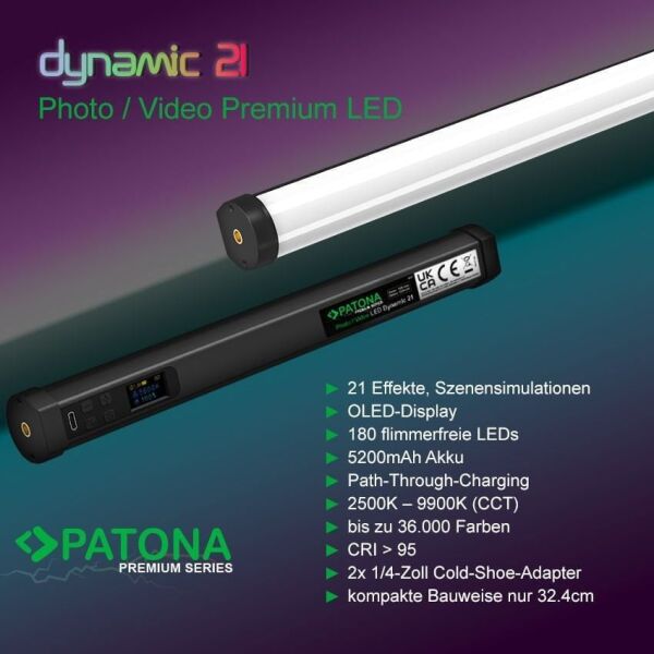 Patona 4291 Premium Tüp Led RGB Led Dynamic 21