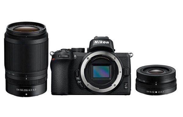 Nikon Z50 Body -16-50 VR 50-250mm Aynasız Fotoğraf Makinesi
