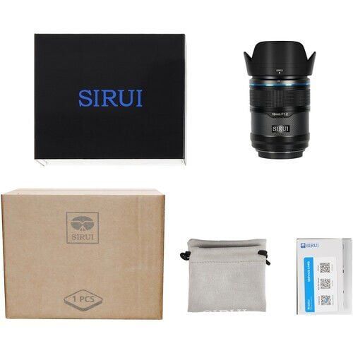 Sirui Sniper 16mm f/1.2 APS-C/S35 Auto-Focus Lens (X Mount, Siyah)