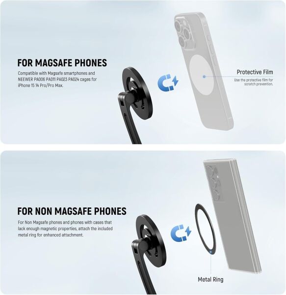 Neewer GP-16 Manyetik Telefon ve Aksiyon Kamerası Boyun Askısı (Neck Mount Holder)