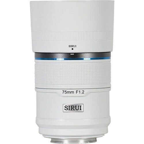 Sirui Sniper 75mm f/1.2 APS-C/S35 Auto-Focus Lens (X Mount, Beyaz)