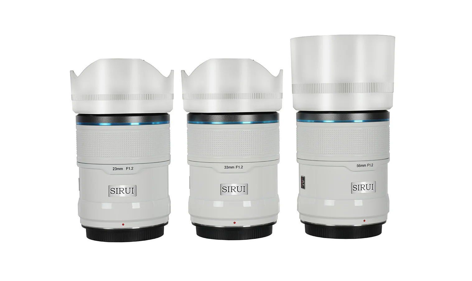 Sirui Sniper 23mm, 33mm & 56mm f/1.2 Lens Kiti (X Mount, Beyaz)