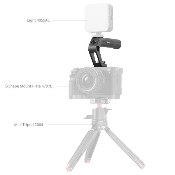 SmallRig 5976 Hot Shoe Bağlantılı Üst Sap