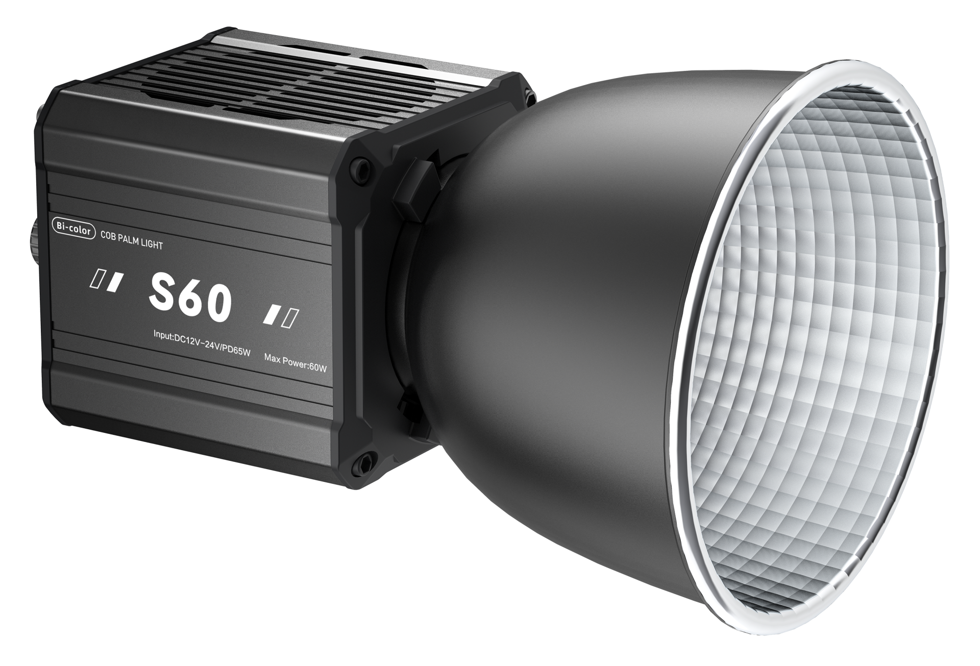 Liyadi S60 COB Flaş Sürekli Işık 60w AC Güç Adaptörlü