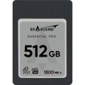 Exascend Essential PRO 512GB CF Express 4.0 Type A YENİ - VPG400-certified - up to 1,800 MB/s read and 1,650 MB/s write