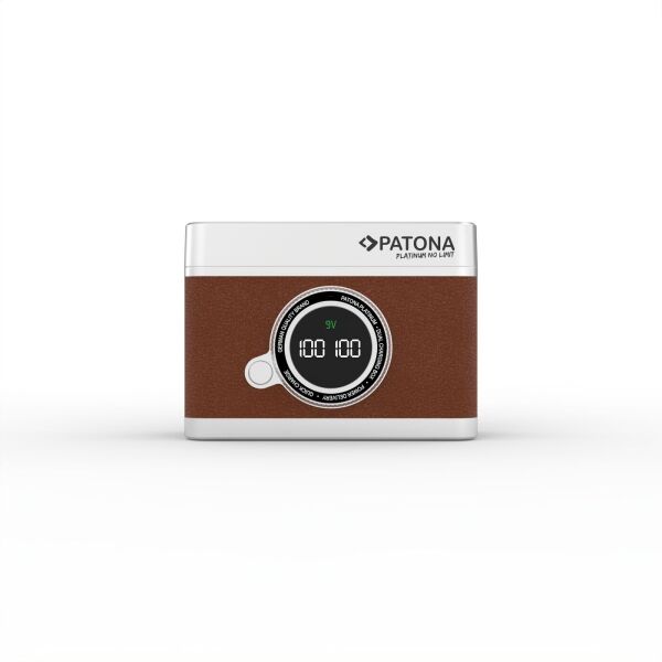 Patona 4163 Platinum Retro Dual Charging Case USB-C Sony NP-FZ100