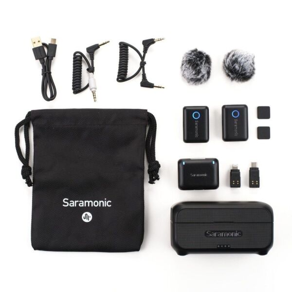 Saramonic Blink500 B2+ 2 Kişilik Kablosuz Yaka Mikrofonu (4 in 1)