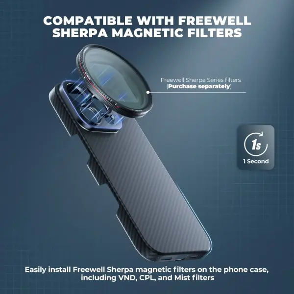 Freewell Pro Filmmaker iPhone Case iPhone 16 PRO MAX - 17mm Mount