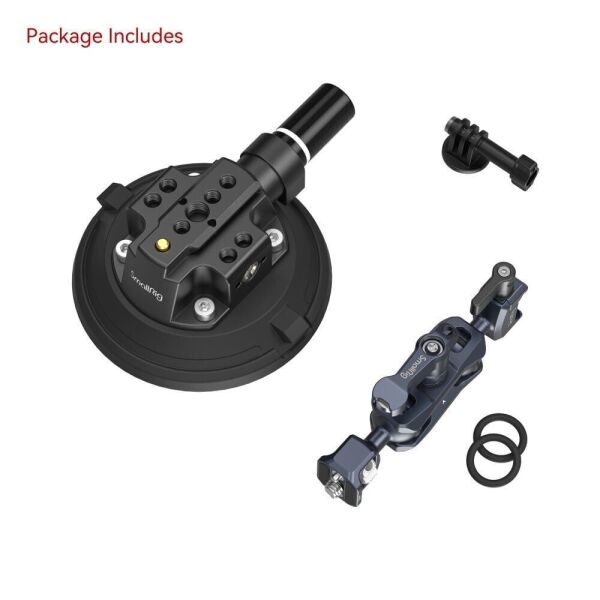 SmallRig 4236C Araç Çekimi için 4'' Vantuzlu Kamera Montaj Kiti
