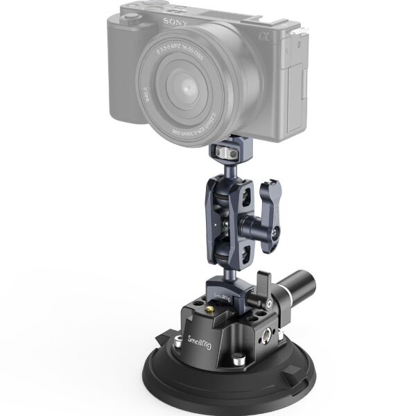 SmallRig 4236C Araç Çekimi için 4'' Vantuzlu Kamera Montaj Kiti