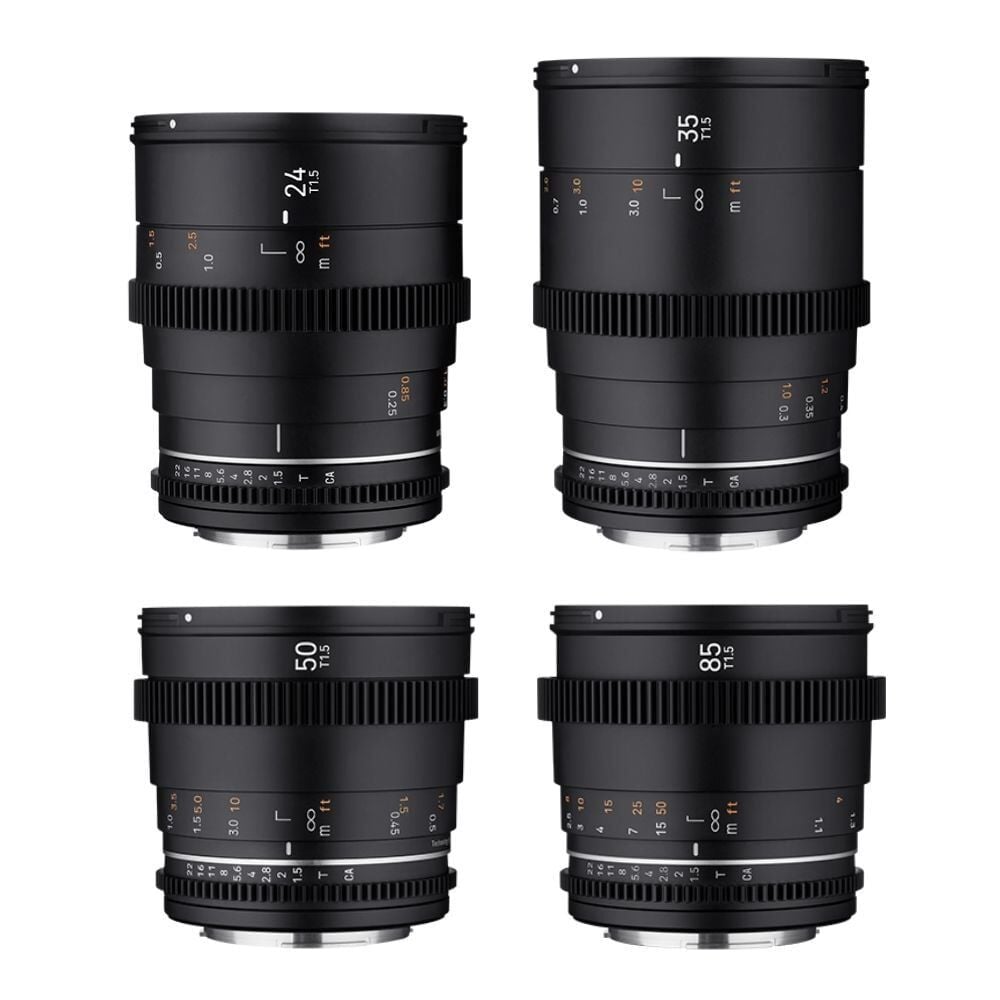 SAMYANG 24/35/50/85 VDSLR MK II 4'lü Sine Lens Seti (Sony E)