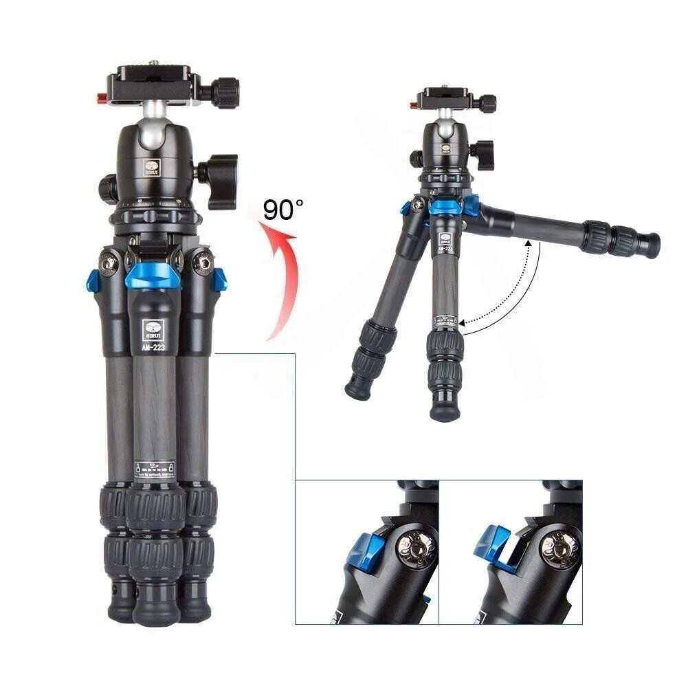 Sirui AM-223 + B-00K Karbon Fiber Profesyonel Tripod Kiti