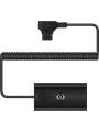 Andoer D-Tap - NP-F550 / F970 DC5521 Sahte Pil Güç Kablosu Sony Atomos Ninja V Monitör (80 cm)