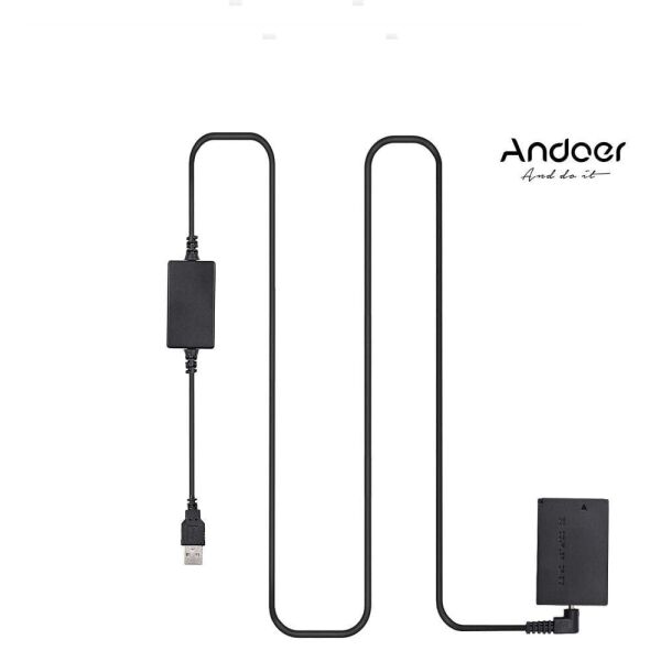 Andoer D9725 LP-E12 USB Güç Kaynağı