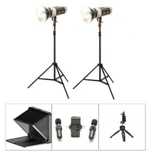 PDX LP200 Bi PRO LED Sarı-Beyaz Işık İkili Canlı Yayın Kiti