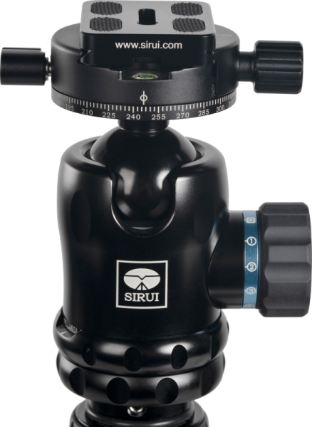 Sirui MT‑2204+MT‑20 Carbon Fiber Tripod Kiti – 15 Kg Yük Kapasiteli Ball Head Tripodu