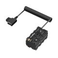 SmallRig 4884 D-Tap - Çift Taraflı NP-F Sahte Pil Güç Kablosu